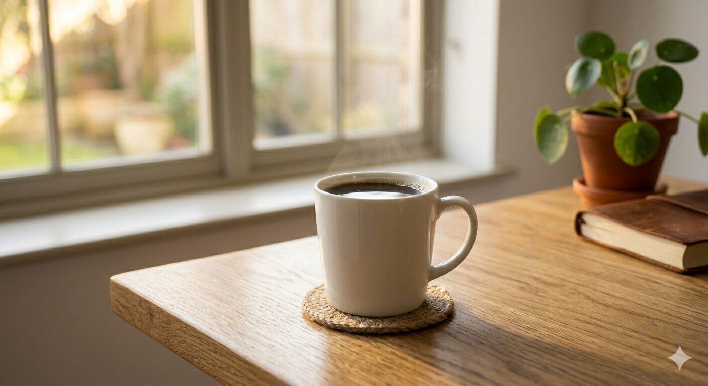 完成したコーヒー